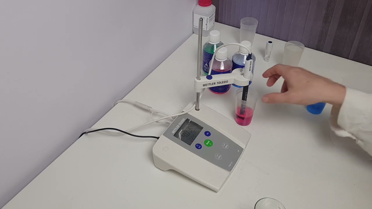Калибровка pH-метра Mettler Toledo Five Easy