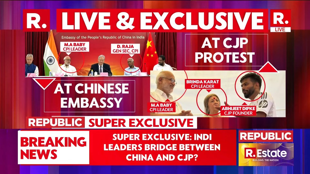 Super Exclusive LIVE: INDI Leaders Bridge between China And CJP? | Jantar Mantar | Left Leaders