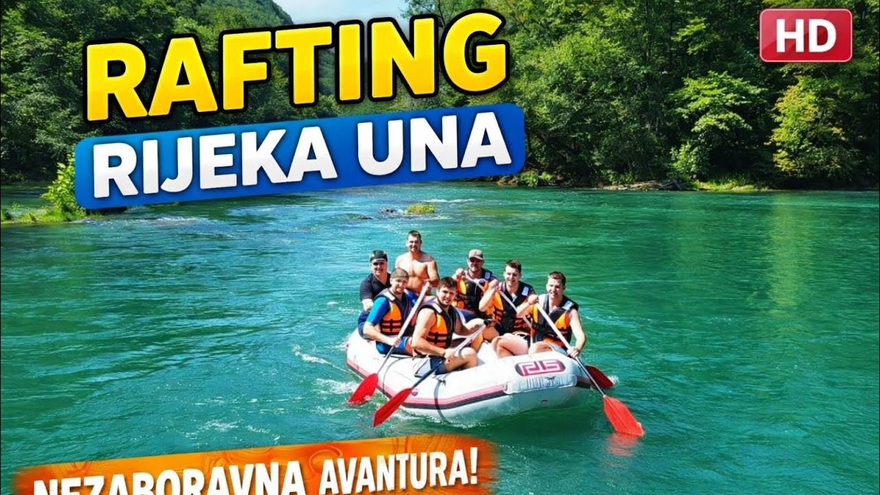 Rafting Una ŽELJEZNI most Bosanska Krupa 8. august 2023.