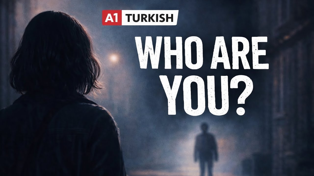 Learn 5 Verbs with a Short Story | A1 Turkish – Episode 1: Sen Kimsin?