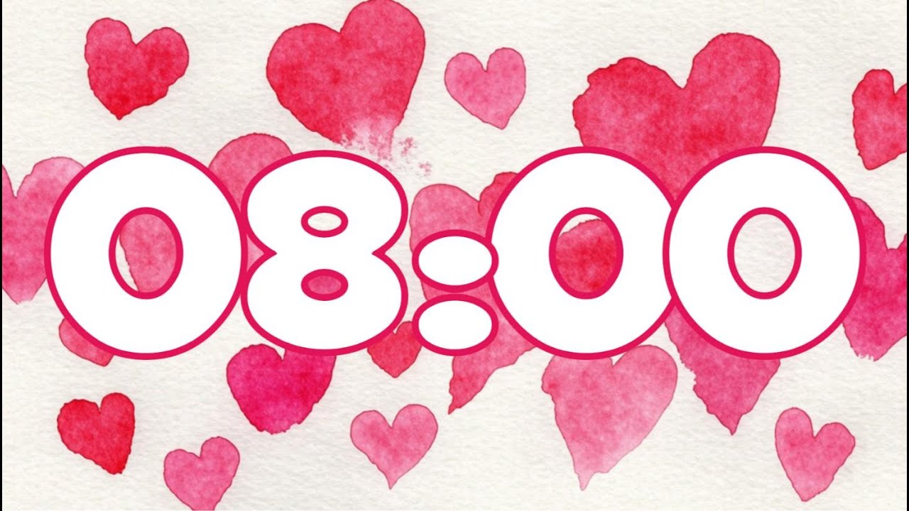 8 Minute Valentine&rsquo;s Day Timer With Music ❤️