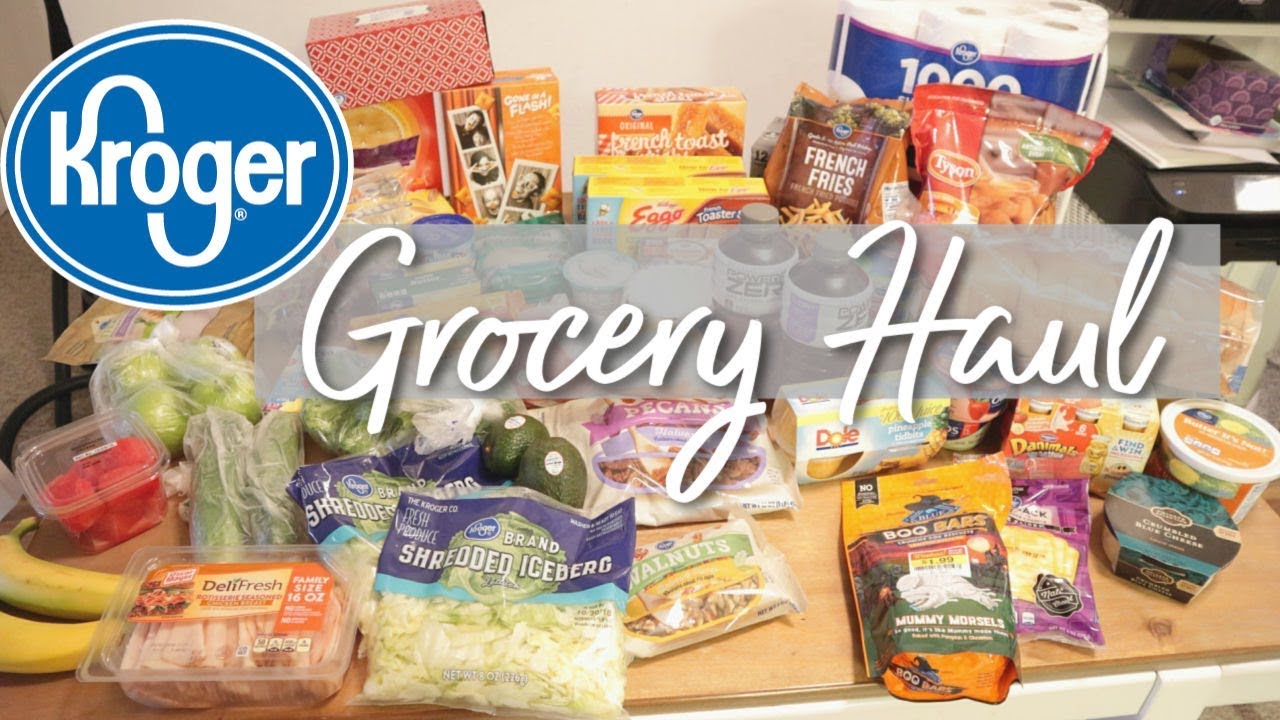 Weekly Grocery Haul & Meal Plan | Kroger Keto Grocery Haul