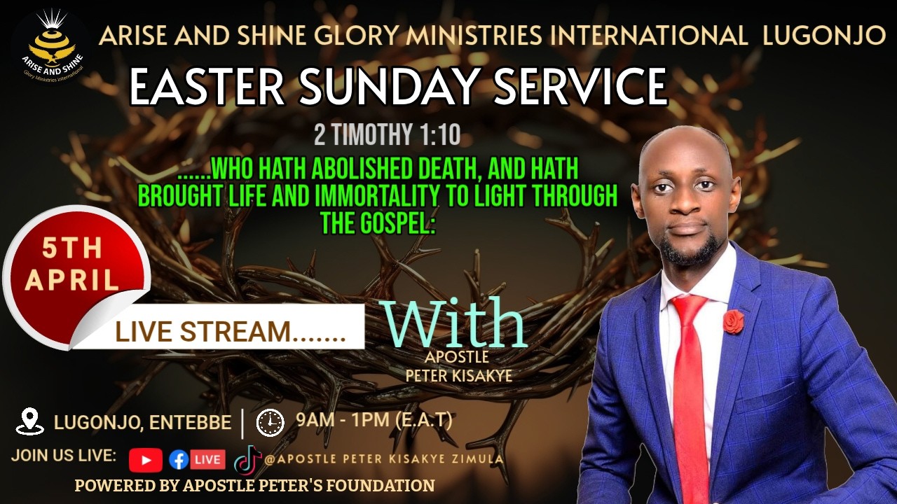 ARISE AND SHINE GLORY MINISTRIES INTERNATIONAL - 5TH APRIL 2026 - EASTER SUNDAY SERVICE
