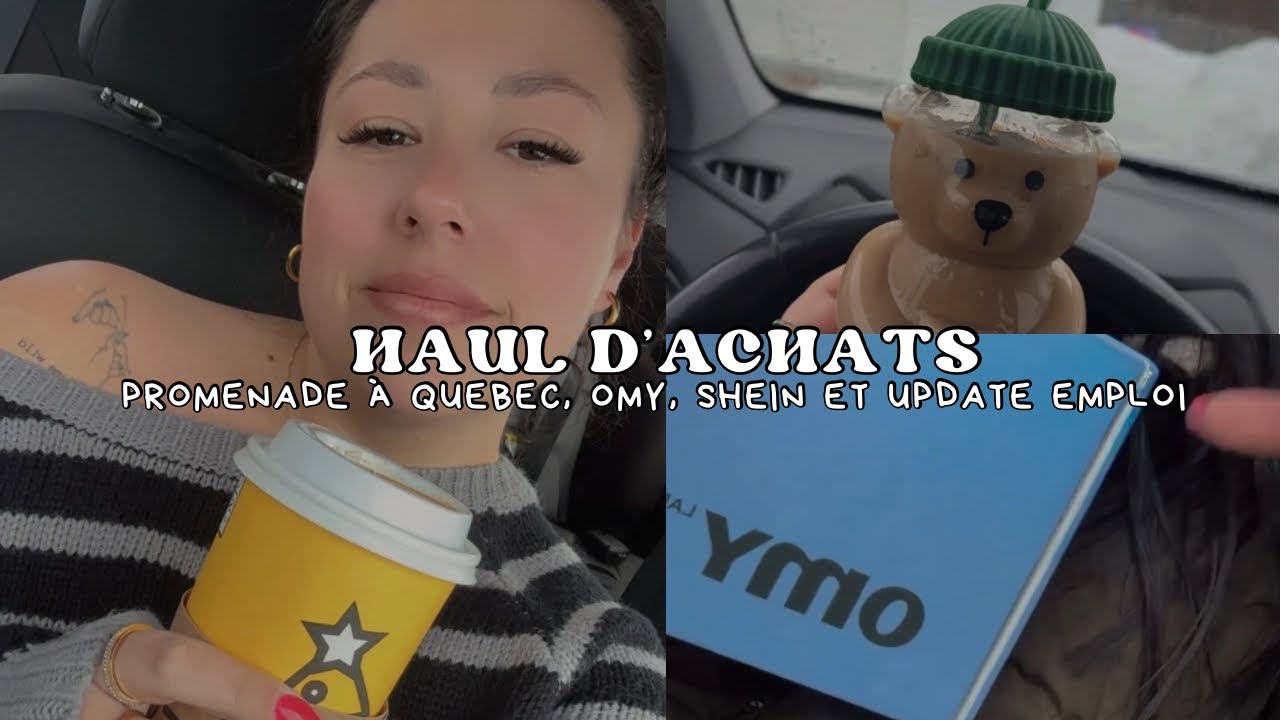 HAUL D'ACHATS - PROMENADE QC, OMY, SHEIN et UDAPTE EMPLOI