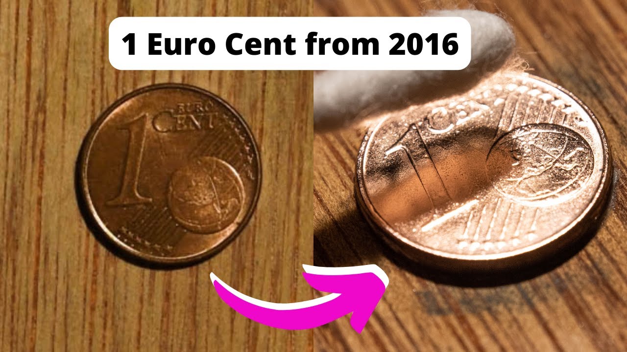 Metal polishing.1 Euro Cent from 2016! Little Beauty?!