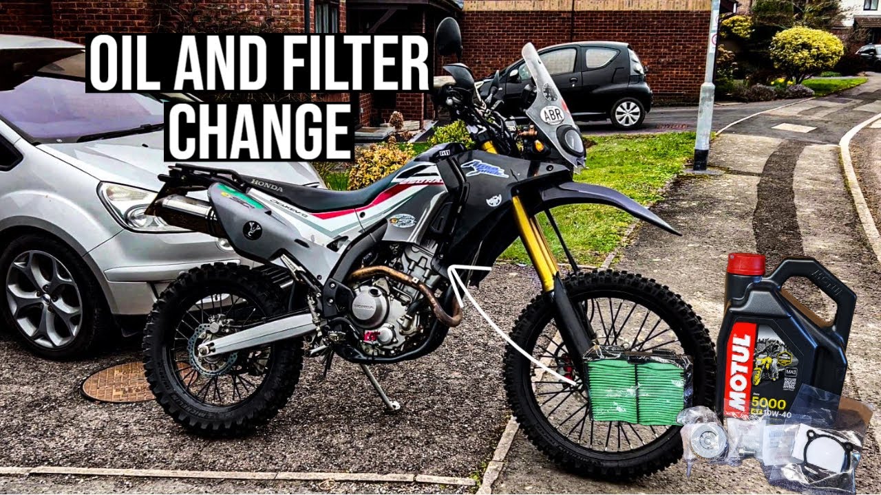 Honda CRF250 Rally and L Oil and Filter Change