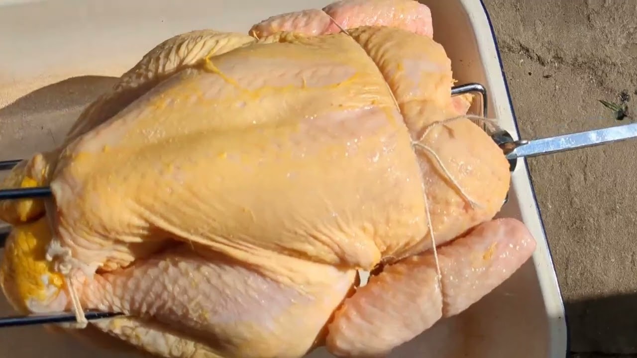 Weber go anywhere rotisserie chicken
