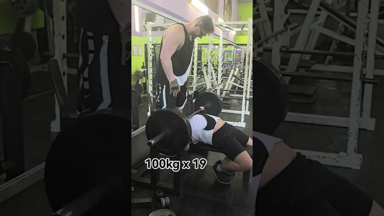 bench press 100kg x19 from prvzn