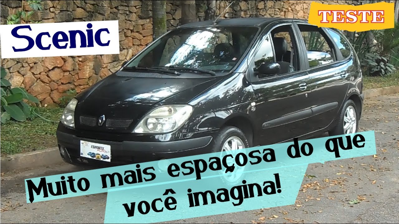 CARRO LUXUOSO BARATO?SIM!! TESTE RENAULT SCÉNIC 2.0 2004 GASOLINA