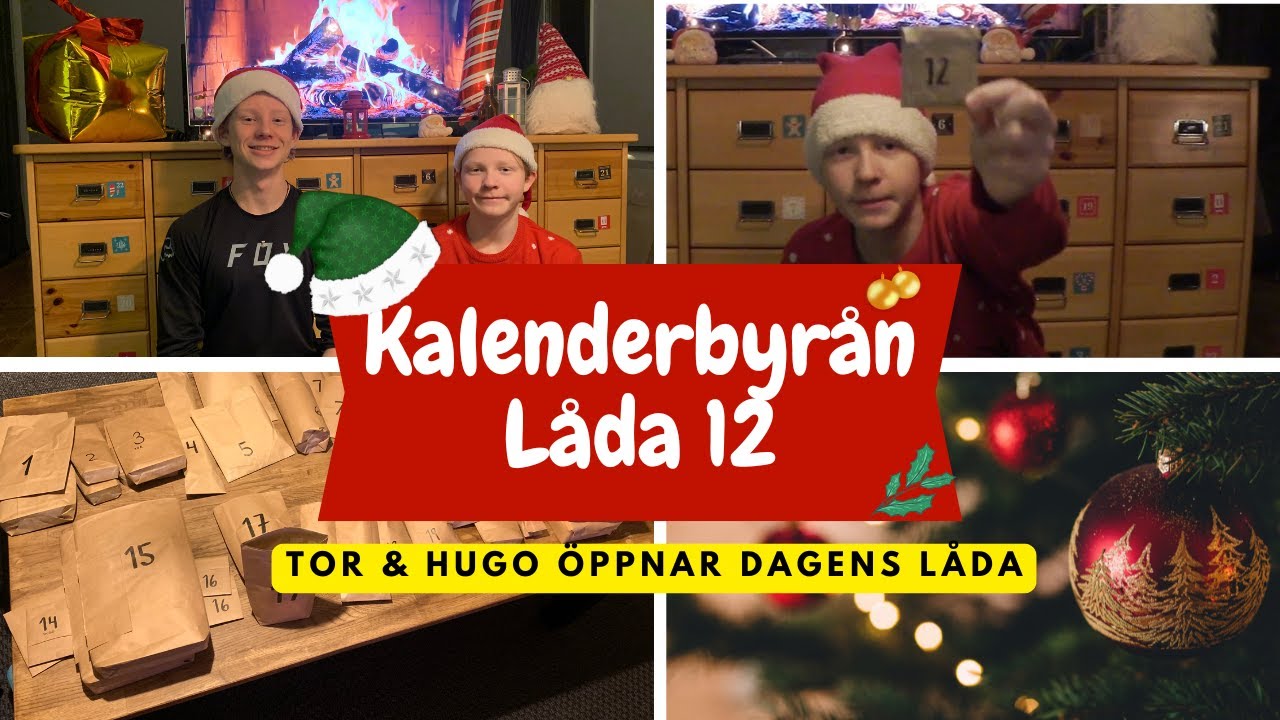 Kalenderbyrån - Låda 12 av 24 | En Julkalender Full av Överraskningar! Ska vi plantera?