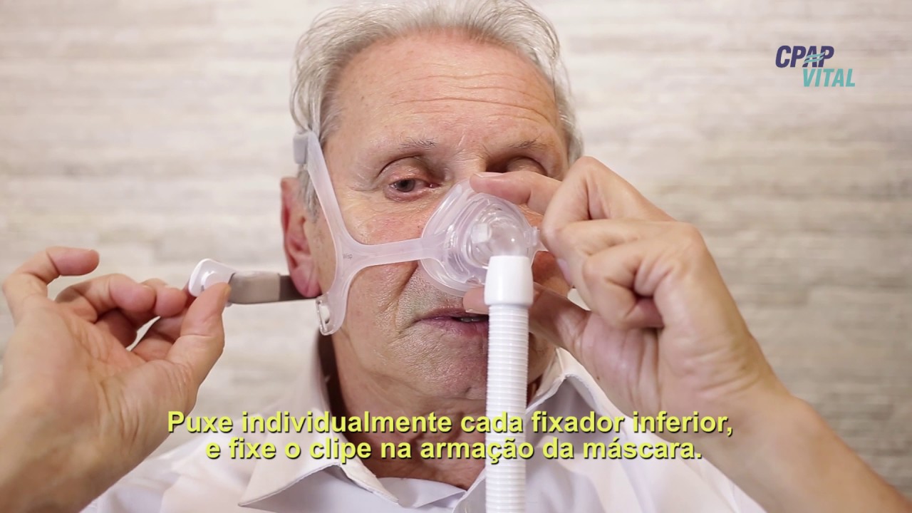 Adaptaçao da Wisp tecido e silicone, máscara nasal da Philips Respironics