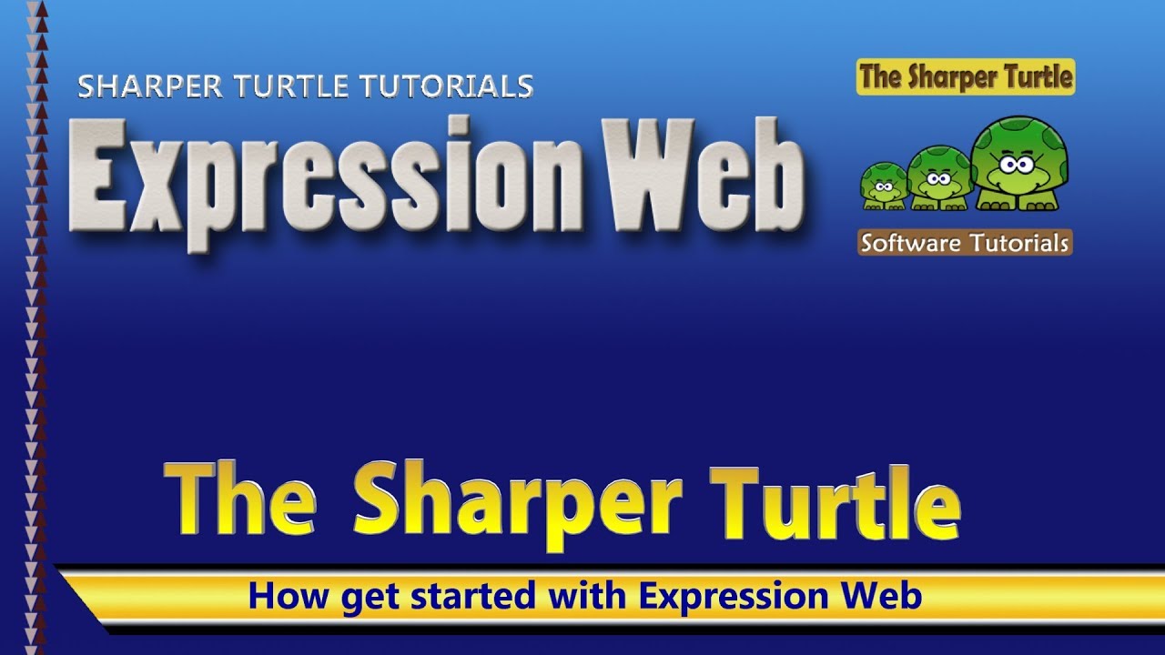 Expression Web - How to start with Expression Web