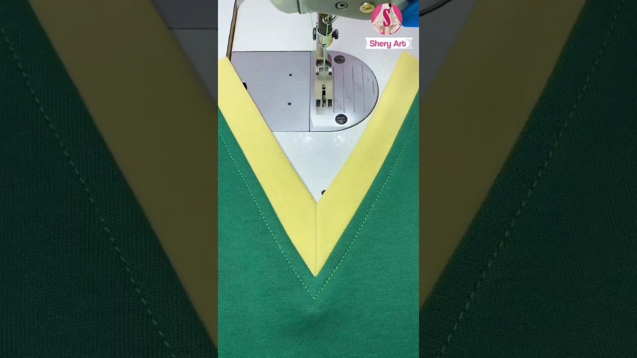 Как быстро и легко сделать V-образный вырез #шитье