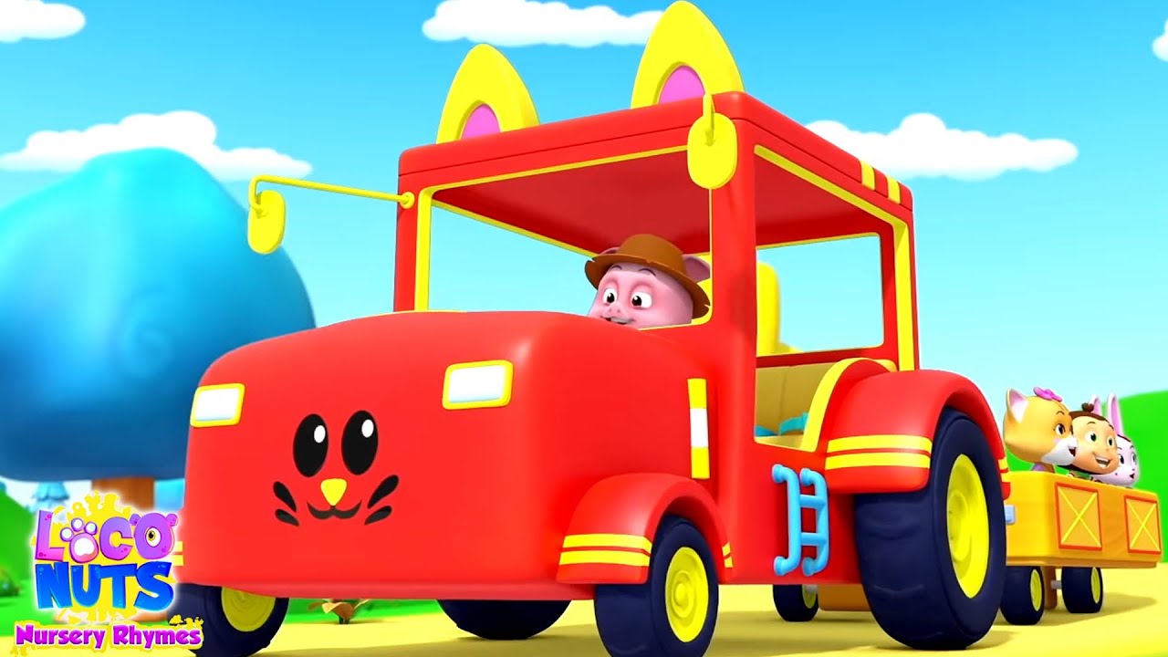 Wheels On The Tractor + More Children Songs and Nursery Rhymes By Loco Nuts