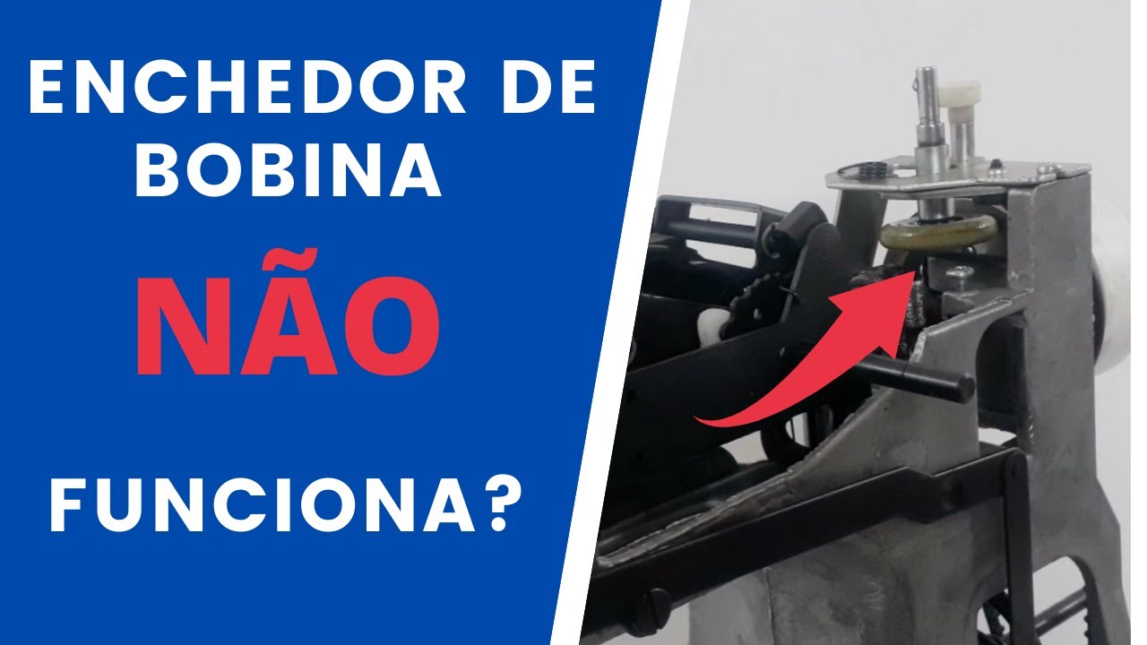 Quando o enchedor de bobina não funciona: Máquina de costura Moderna
