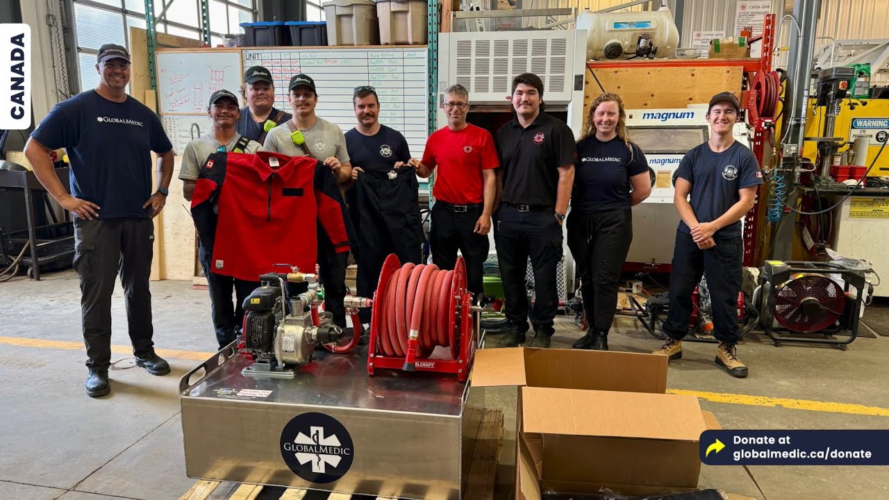 GlobalMedic Boosts Wildfire Response in Slave Lake with Essential Gear