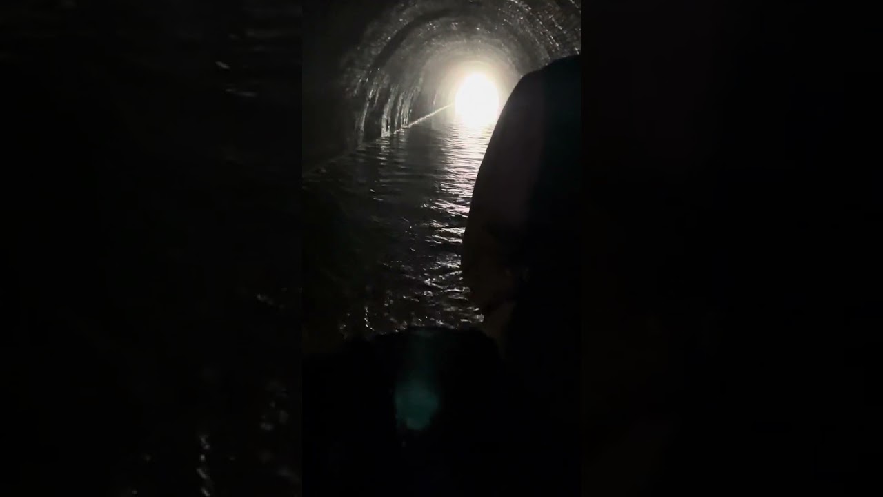 Entering in Crick Tunnel
