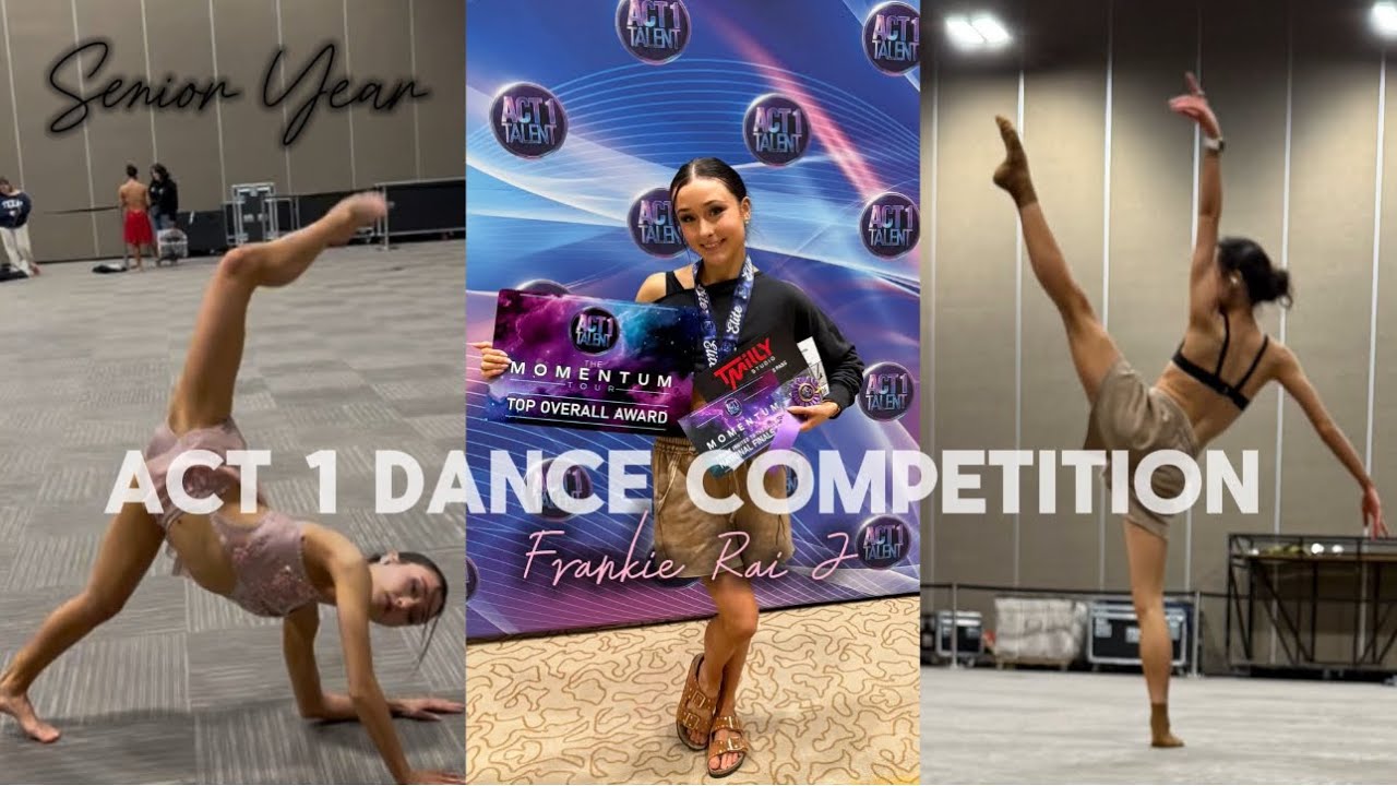 First Time Competing My Senior Solo… Was I Ready?! | Dance Competition Vlog - Frankie Rai J 
