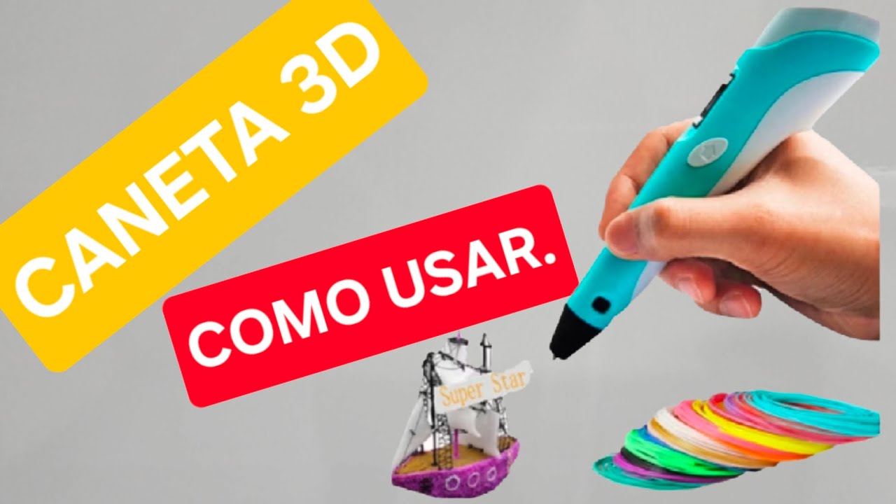 Como Usar uma Caneta 3D: Tutorial Completo para Iniciantes!