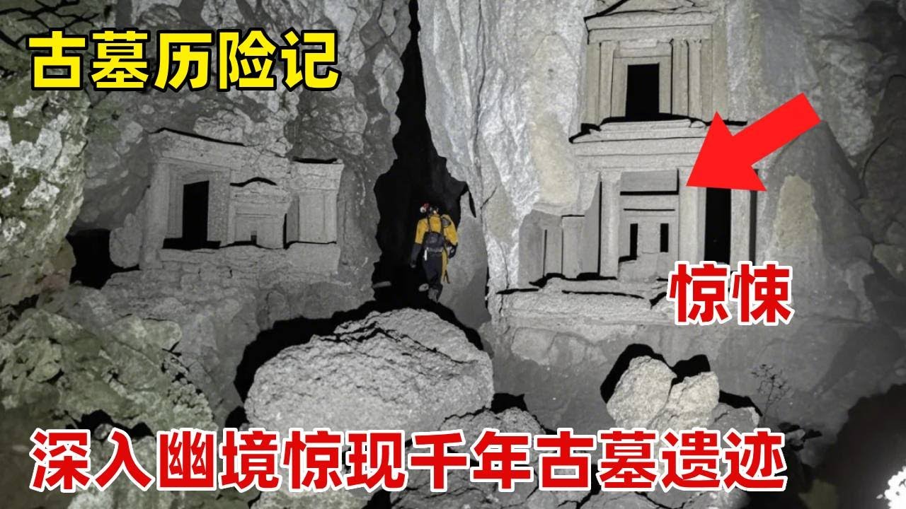 洞穴探秘：深入幽境，惊现千年古墓遗迹！#冒险 #挑战自我 #户外 #探险家 #山洞到底藏着什么 #熱門