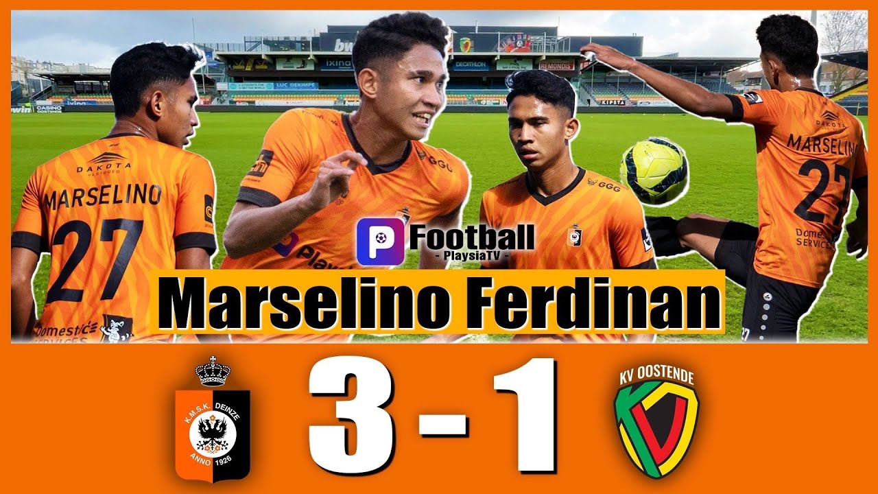 ［Official］Marselino Ferdinan play scenes // Friendly Match KV Oostende vs KMSK Deinze