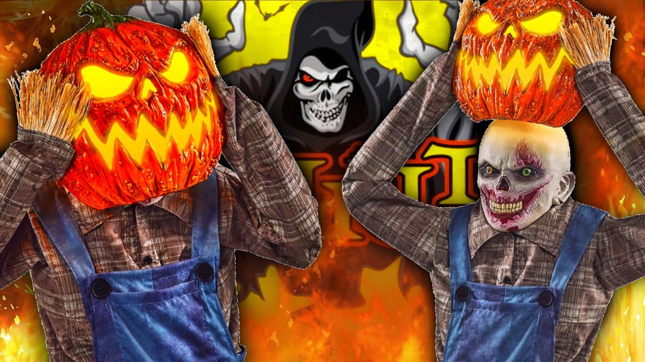 SPIRIT HALLOWEEN 2023 LIL JACK CARVER ANIMATRONIC REACTION REVEAL SNEAK PEEK SPIRIT HALLOWS CEMETERY