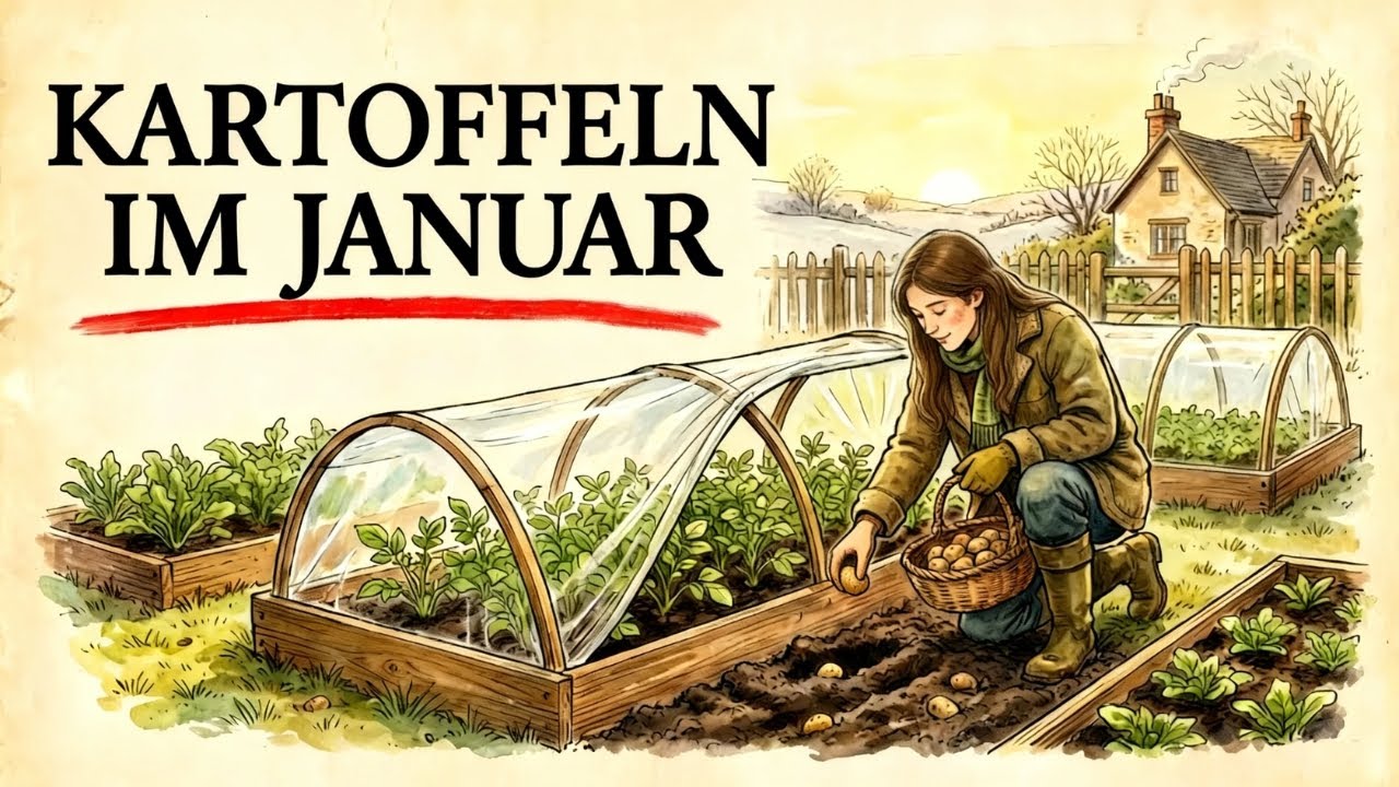 WOLLEN SIE DREIMAL MEHR KARTOFFELN? PFLANZEN SIE ENDE JANUAR UND NUTZEN SIE DIESE GLOCKENMETHODE