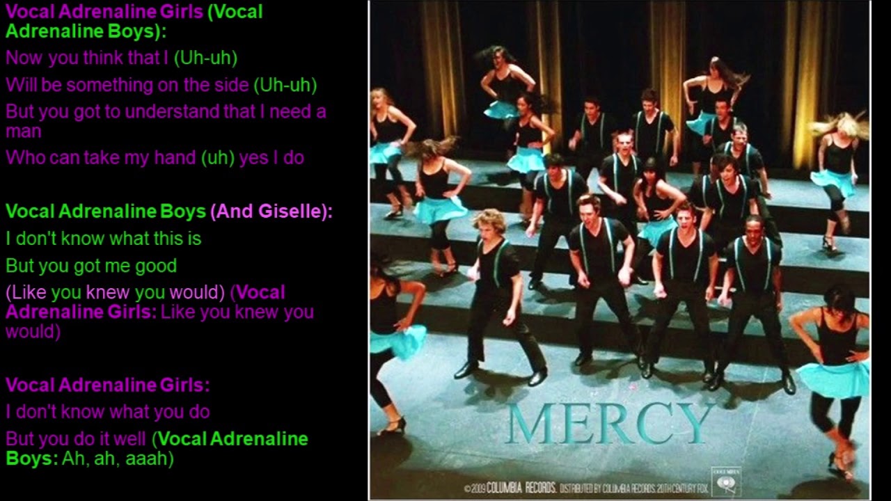Mercy Glee Lyrics