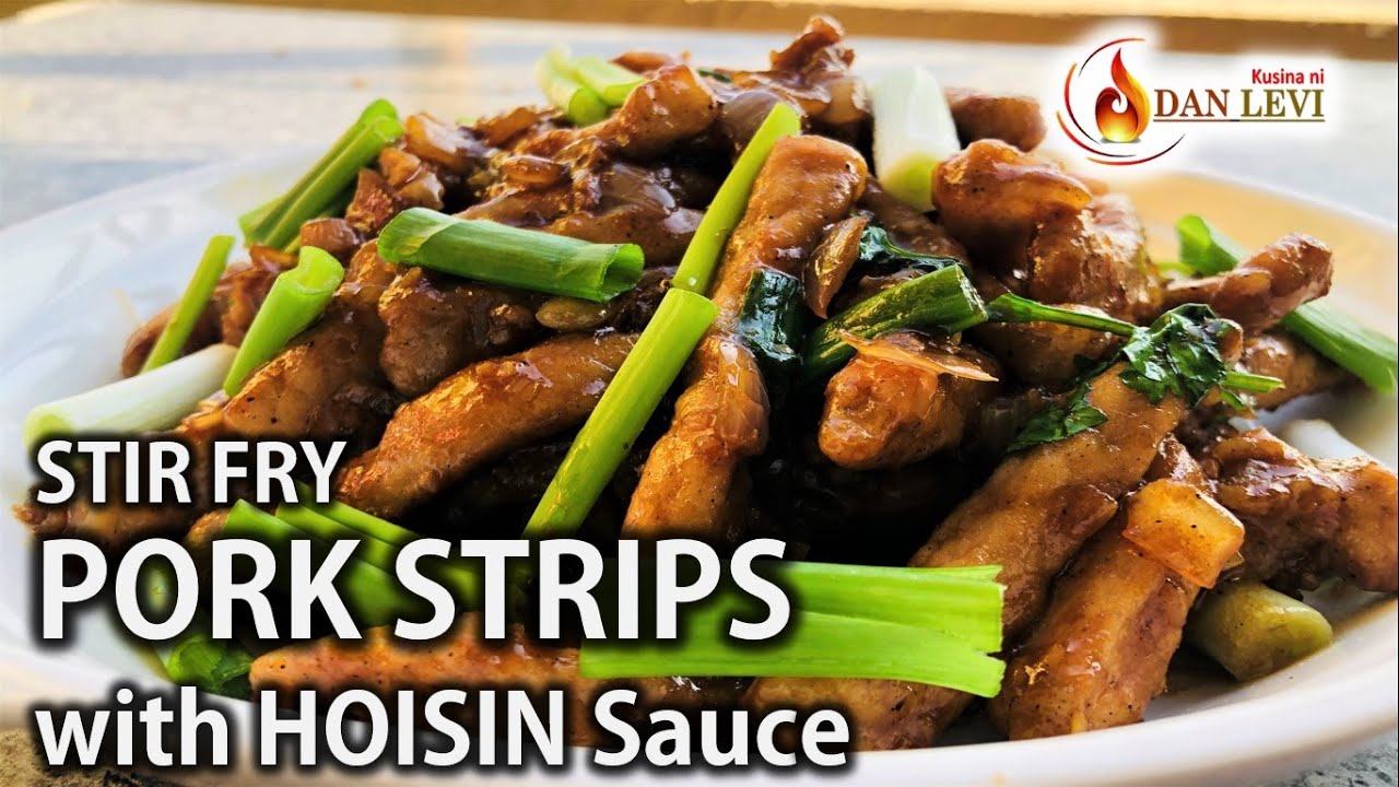 Chinese Peking Pork Strips with Hoisin sauce | Asian Style Recipe | Simple and Easy