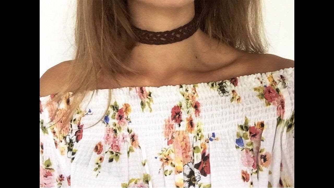 Crochet Choker Tutorial (Audio: Español; Subt: English)