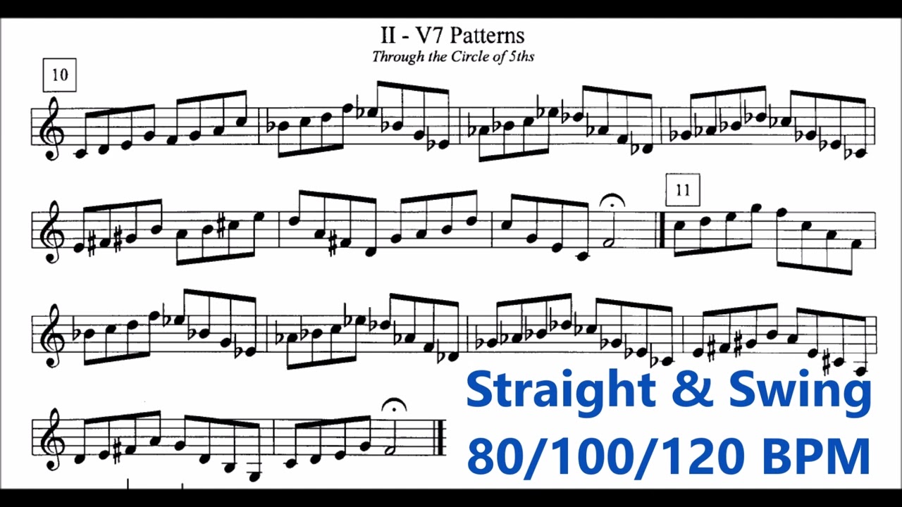 V7 Patterns for Tech Facility #10 - Bobby Shew Exercises & Etudes Jazz and Classical Trumpeters