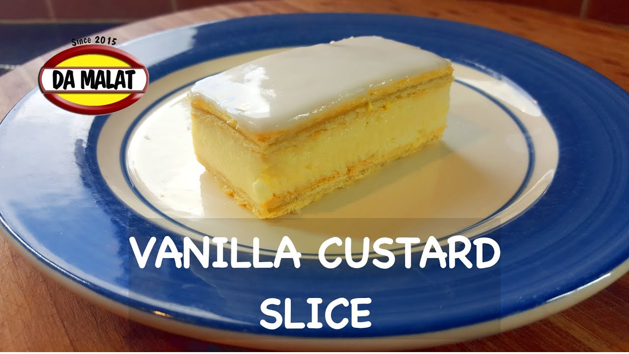 How to Make Vanilla Custard Slice | Easy creme patissiere recipe | Classic Neapolitan Slice Recipe