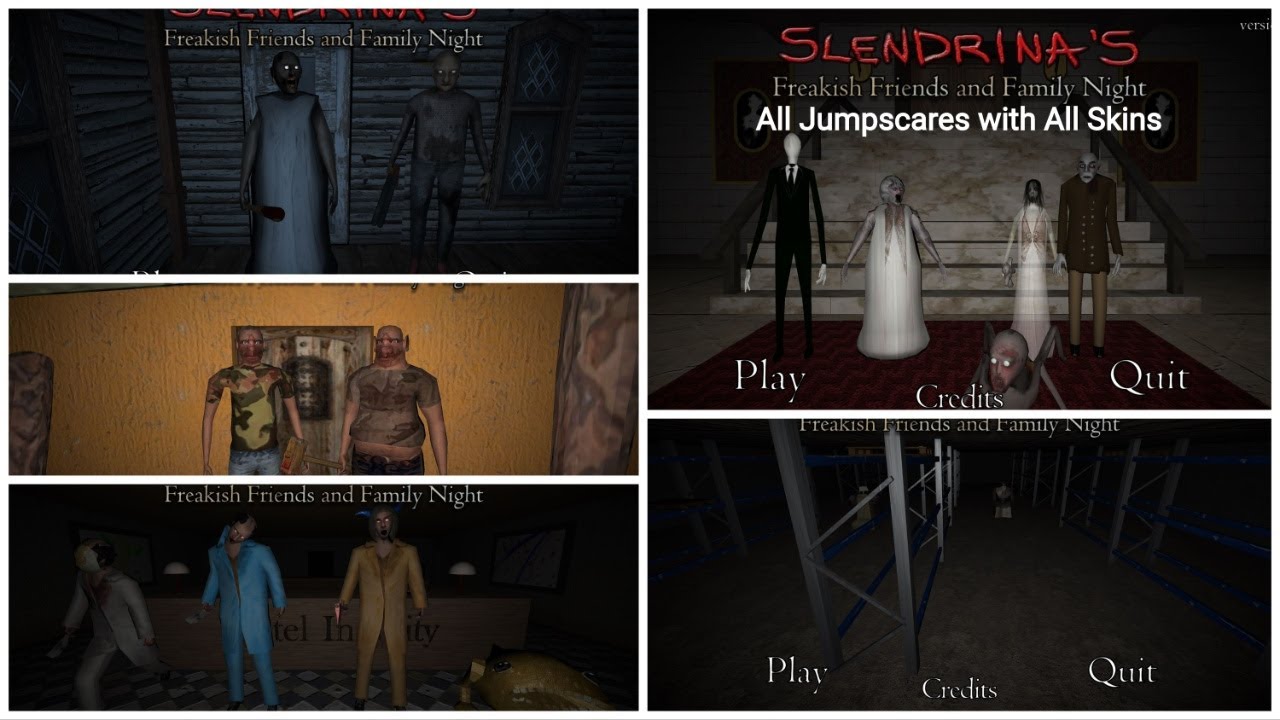 SFFaFN All Jumpscares with All Skins