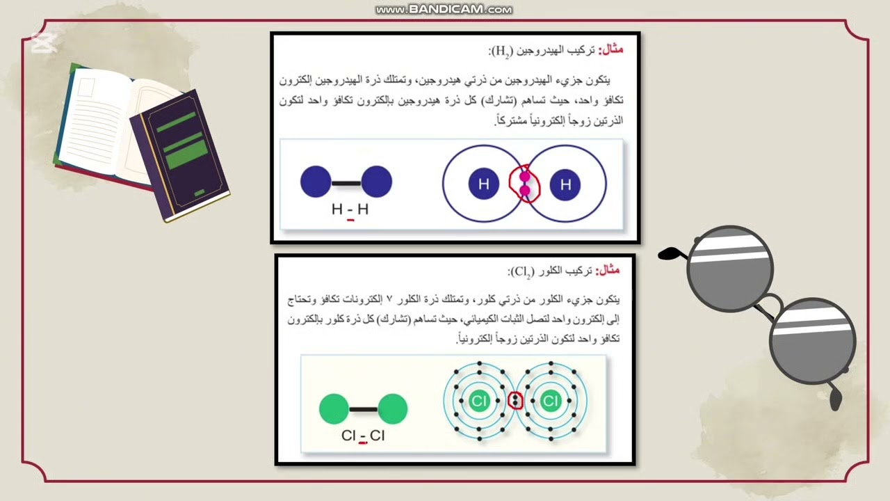 علوم الثالث متوسط  الوحدة الرابعة   الدرس الرابع    الروابط الاسهامية