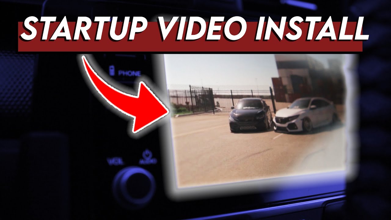 How to Install a Startup Video using Honda Hack | 10th Gen Honda Civic