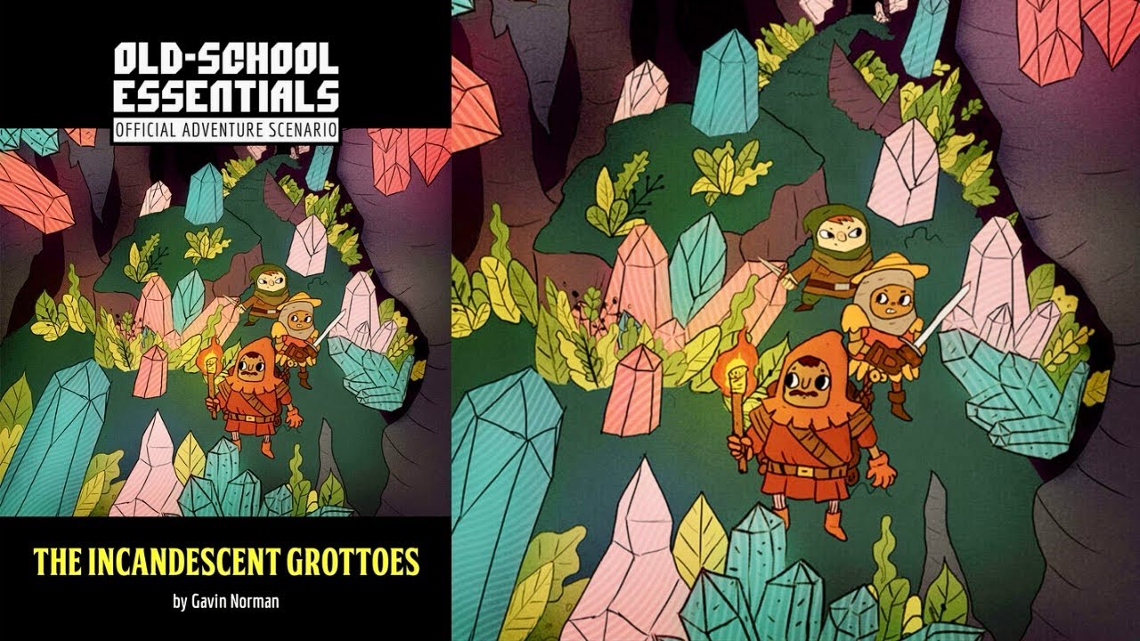 RPG Overview 213 The Incandescent Grottoes for Old-School Essentials