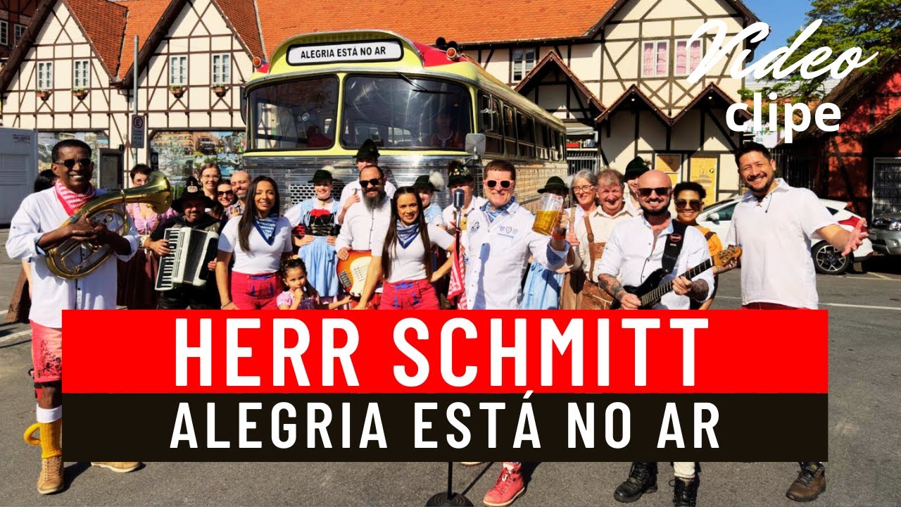 Banda Herr Schmitt - Alegria Esta No Ar - (Video Oficial)                  Oktoberfest Blumenau