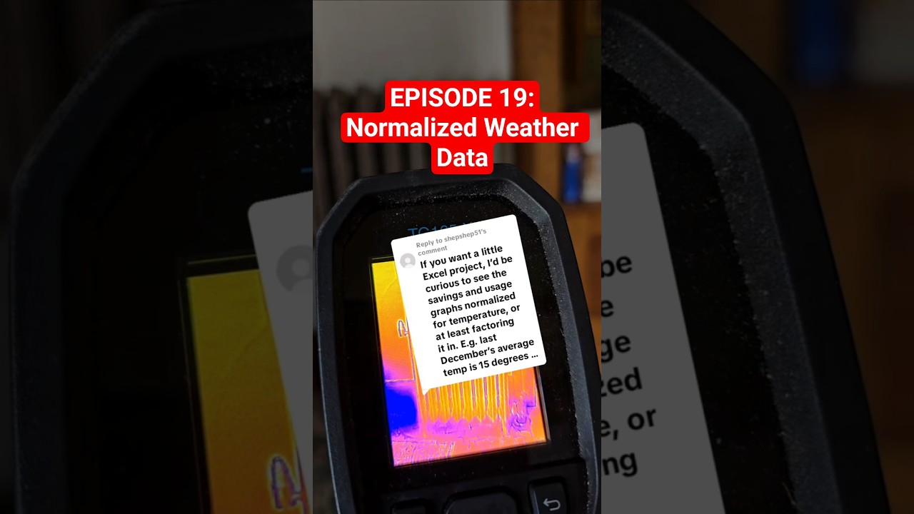 Making Steam Heat More Efficient Episode 19: Normalized Weather Data