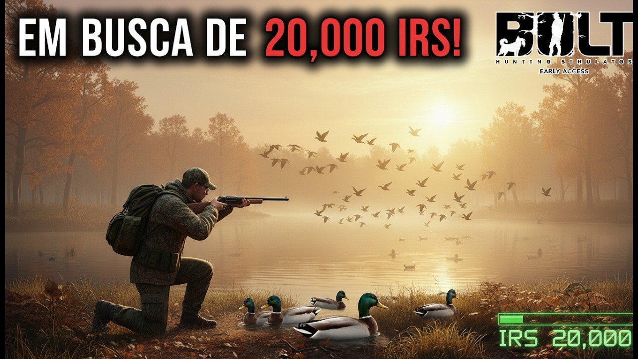 CAÇADA INSANA EM BUSCA DOS 20.000 IRS BULT HUNTING SIMULATOR!!!! #bult #gameplay #caça #hunting