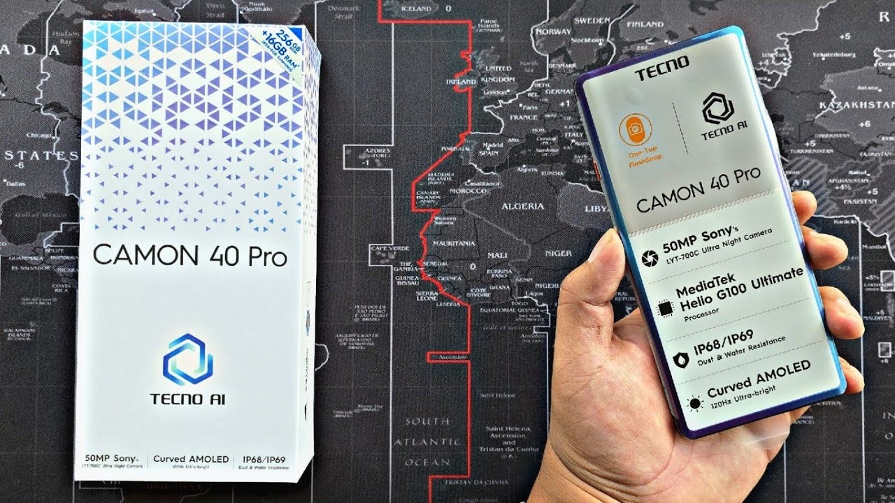 Tecno Camon 40 Pro / Unboxing ASMR