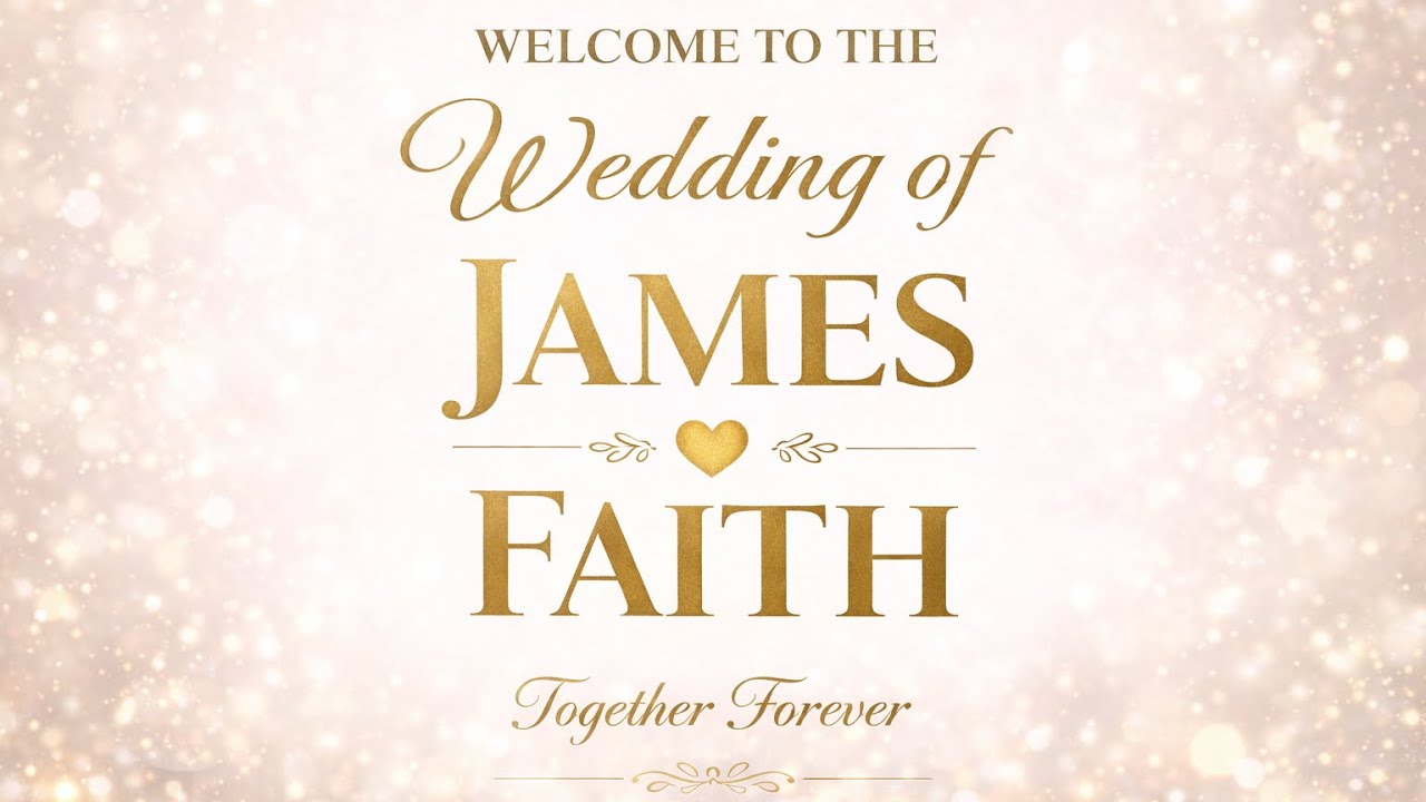 🔴LIVE: JAMES & FAITH WEDDING | SATURDAY |  28 FEB 2026