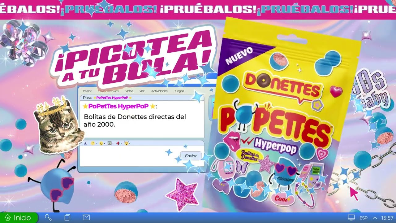 &iexcl;Viaja a los 2000 con Donettes&reg;️ Popettes&reg;️ Hyperpop!  💿 🦋💙