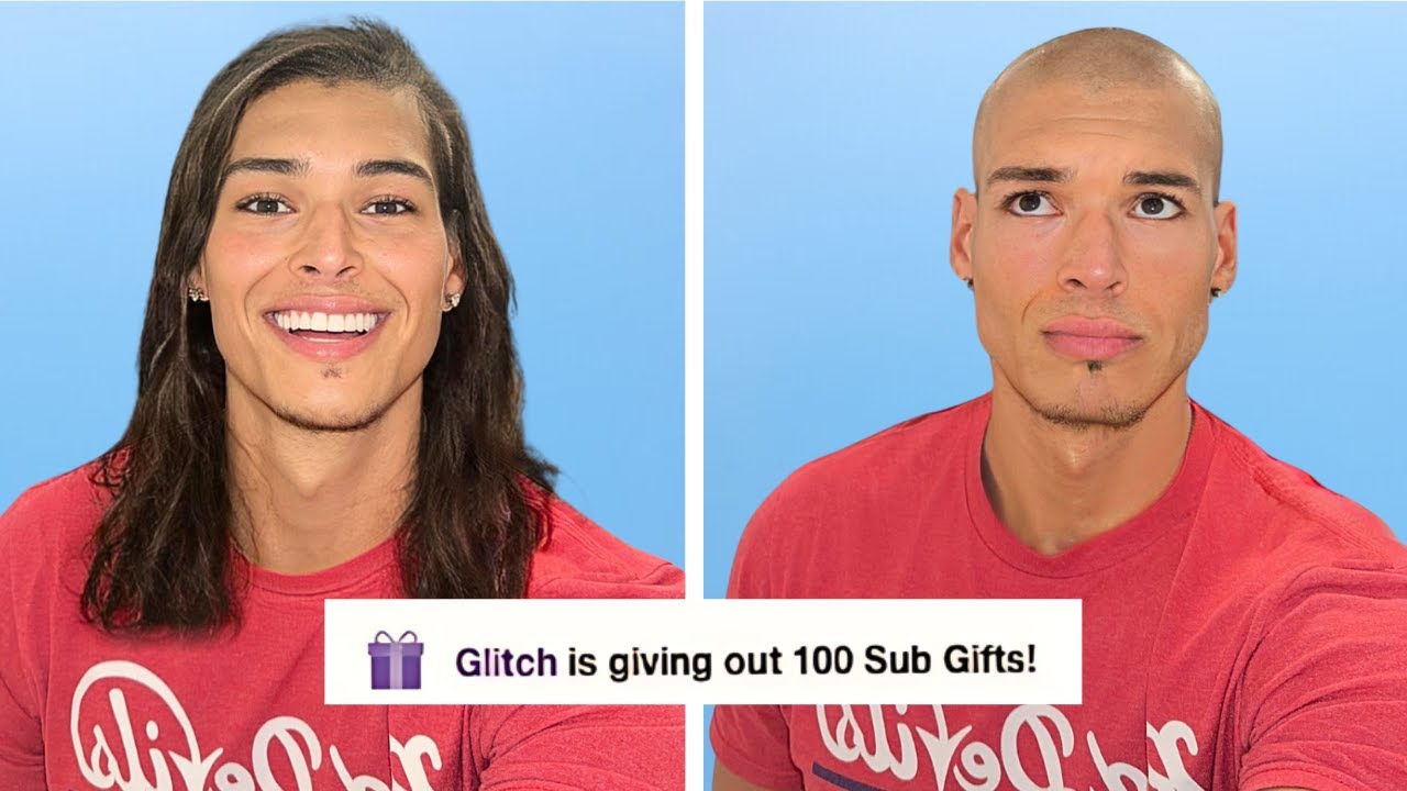 I Got A 100 Gifted Subs In One Stream And Had To Go Bald