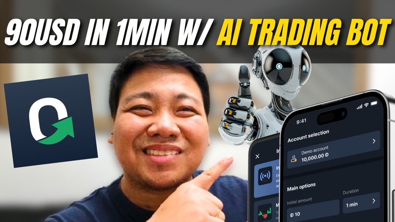 I Made 90$ in JUST 1MINUTE w/ AI Trading Robot Olymp Matix