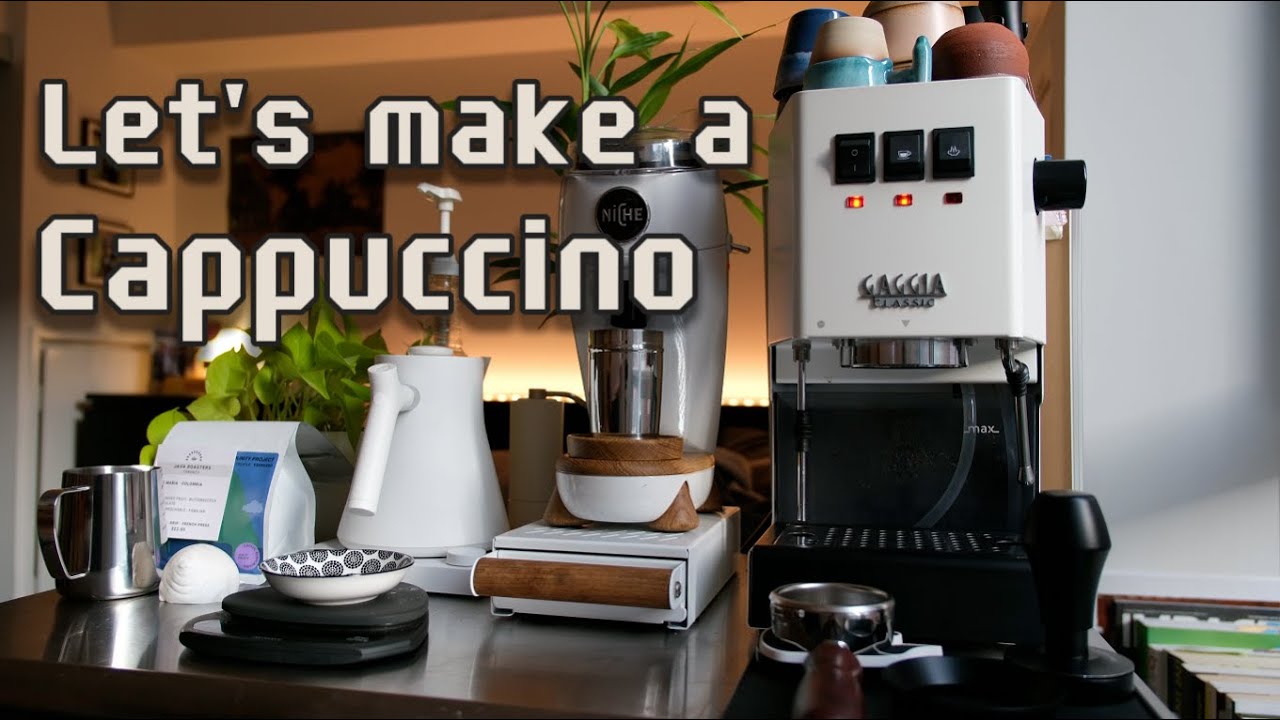 Let's make a Cappuccino (with the Gaggia Classic Pro, asmr)