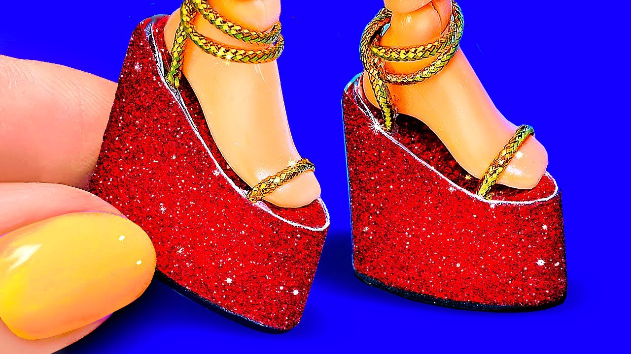 24 DIY Barbie Hacks ~ Makeup, Miniature Shoes and more