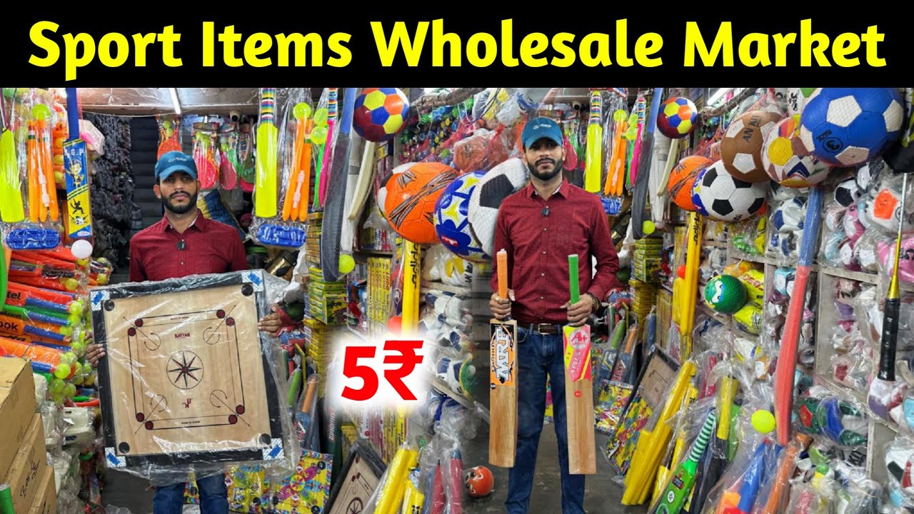 Sports Items Wholesale Market In delhi Sadar Bazar Cricket Bat Manufacturer