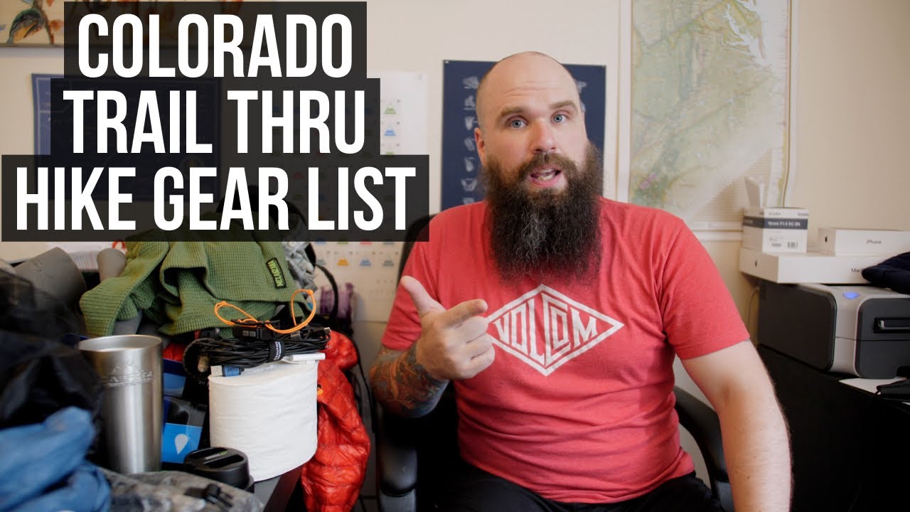 Colorado Trail Thru Hike Gear List 2019 | Pre Hike Load Out | Thru Hike Gear List 2019
