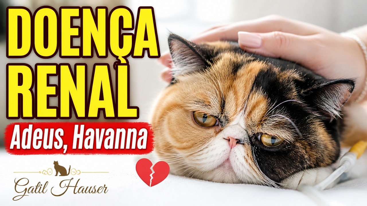 Gato com doença renal e a PARTIDA DA HAVANNA 😭 - Gatil Hauser