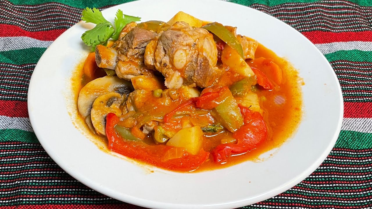 Costillas de puerco a la jardinera